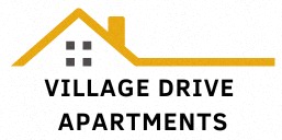a sign that says village drive apartments